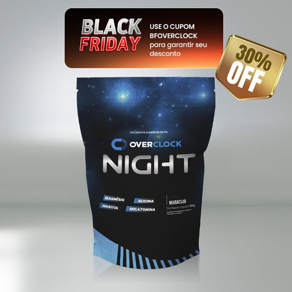 BLACK FRIDAY 30%OFF Overclock Night 150g - Bebida para Rituais Noturnos e Bem-Estar 30 Doses