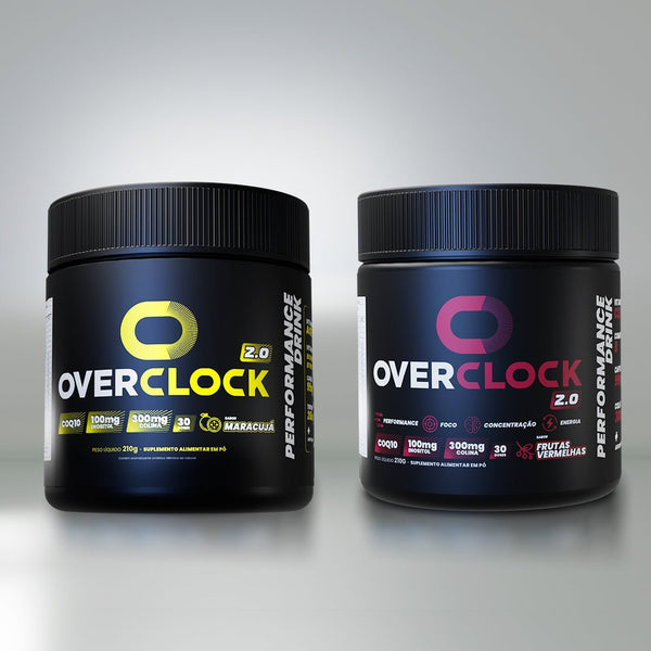 OVERCLOCK MIX&MATCH 2.0 - 2x POTES (60 doses) + BAG Exclusiva