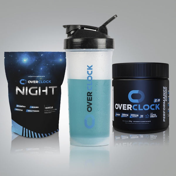 Combo Overclock 2.0 + Overclock Night Ganhe 1 shakeira + R$70 Off