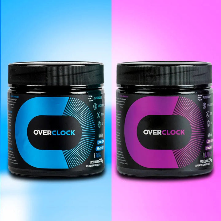 COMBO OVERCLOCK 2x Potes (60 doses) - Overclock
