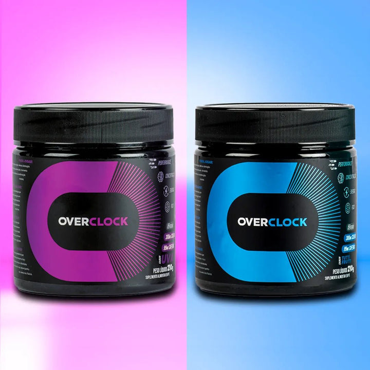 COMBO OVERCLOCK 2x Potes (60 doses) - Overclock