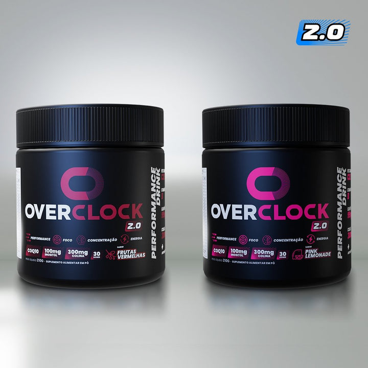 OVERCLOCK MIX&MATCH 2.0 - 2x POTES (60 doses) - Overclock