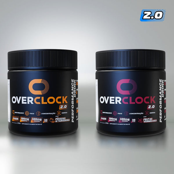 OVERCLOCK MIX&MATCH 2.0 - 2x POTES (60 doses) - Overclock