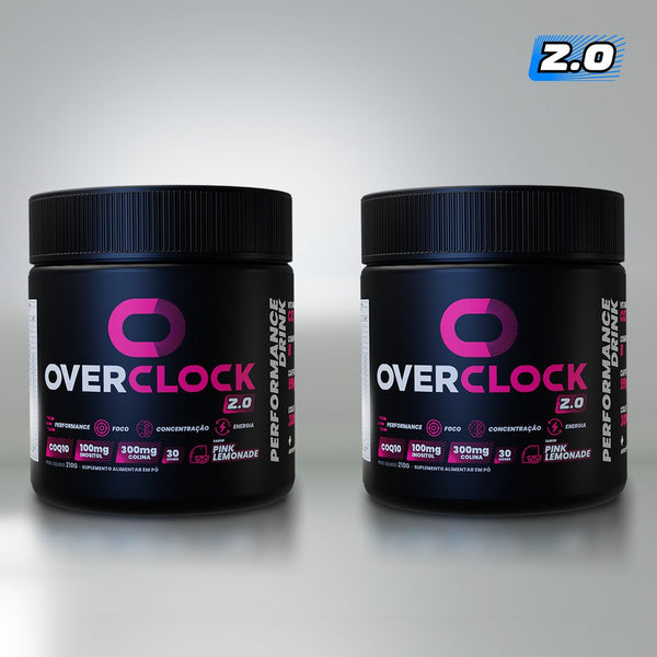 COMBO OVERCLOCK 2.0 - 50% OFF no segundo pote | DESCONTO APLICADO AUTOMATICAMENTE NO MOMENTO DO PAGAMENTO